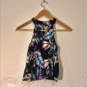 H&M Floral cropped top